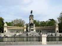 Monument to Alfonso XII in the Buen Retiro Park, Madrid city, Spain. by ambasador