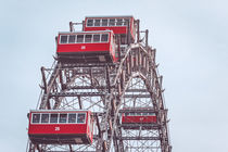Wiener Riesenrad, Ferris wheel, Prater, Vienna by Silvia Eder