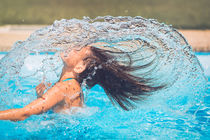 The hair wave water summer splash von Silvia Eder