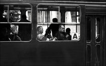 People in a bus, Belgrade Serbia by Daria Mladenovic