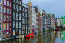 Kanal in Amsterdam von Werner Ebneter