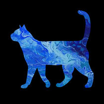 Blue Cat I von Nina-Christine Schwarz