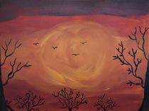 Sonnenuntergang im Winter by ben-painting-artist