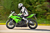 Kawasaki Ninja Motorrad on Speed by ivica-troskot