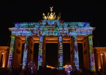 Berlin Brandenburger Tor Festival of Lights 2018 von faro