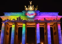 Berlin Brandenburger Tor Festival of Lights 2018 von faro