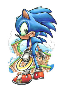 Sonic the Hedgehog  by Oliver Walenta