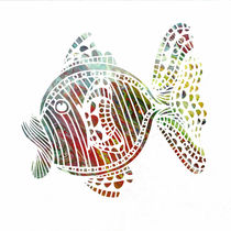 Bunter Fisch I by Nina-Christine Schwarz