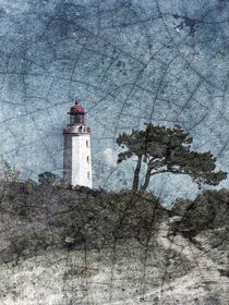 Leuchtturm Hiddensee fragil von sternbild