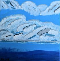 Wolken über dem Meer von ben-painting-artist