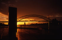 Harbour Bridge Sunset by David Halperin