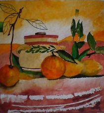 Landschaft mit Orangen by resoma