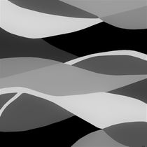 Grey and Pewter Waves von eloiseart