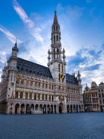 Grand Place in Brussels by Zoltan Duray