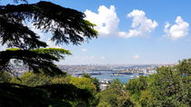 Panoramic view at Istanbul from Topkapi palace von ambasador