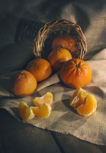 Still life with tangerines von Jarek Blaminsky