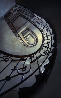 Pretty abandoned staircase by Jarek Blaminsky