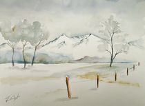 Winter, Schnee, Kälte, Jahreszeiten von Theodor Fischer