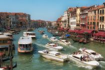 Venetian Canal traffic von Leighton Collins