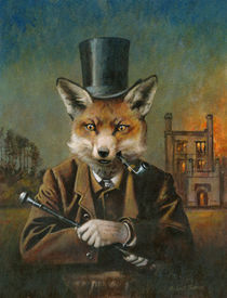 Dapper Victorian Fox by Michael Thomas