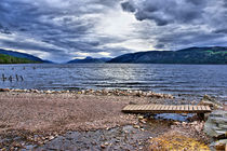 Loch Ness from Dores Beach by Jacqi Elmslie