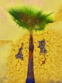 Golden Palm Tree by Elisabeth  Lucas