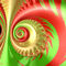 Bright-red-and-green-spiral