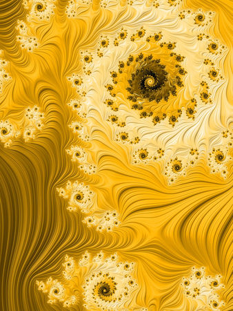 Yellow-swirls-and-spirals