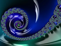 Sapphire Spiral von Elisabeth  Lucas