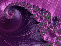 Alluring Purple Spiral by Elisabeth  Lucas