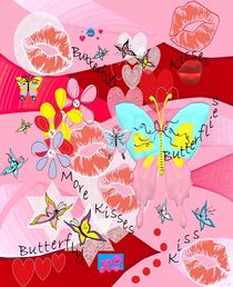 Butterflies and Kisses by eloiseart