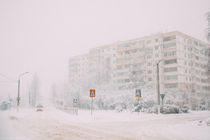 Winter in a provincial Russian city by Dmitry Gavrikov