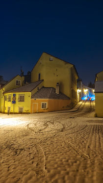 Winter scenery in New World, Prague by Tomas Gregor