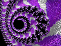 White and Purple Helix von Elisabeth  Lucas