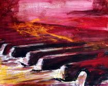 abstraktes Klavier - Landschaft von Conny Wachsmann