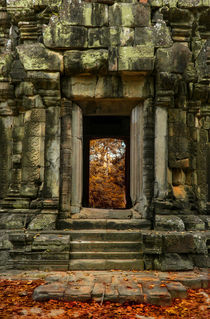 Cambodian temple in autumn by Jarek Blaminsky