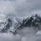 'Annapurna in Wolken' von Christian Behrens