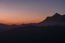 'Sonnenuntergang über dem Himalaya' von Christian Behrens