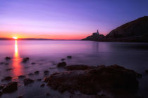 Sunrise at Mumbles lighthouse by Leighton Collins
