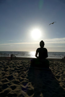 Buddha on beach von Felix Van Zyl