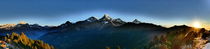 Sunrise Panorama Nepal mountains  by Felix Van Zyl