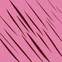 exotic wild design lines : pinks  by Jana Guothova