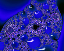 Liquid Blue Paint von Elisabeth  Lucas