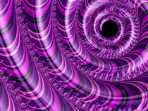 Round Purple Spiral von Elisabeth  Lucas