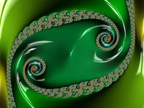 Double Emerald Spiral by Elisabeth  Lucas