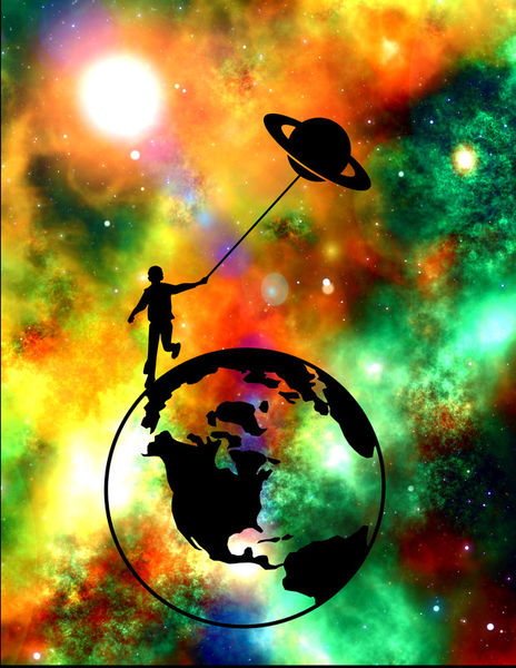 Planet-earth-child-universe