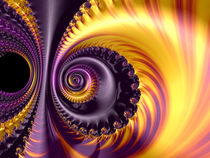 Bright Purple Spiral by Elisabeth  Lucas