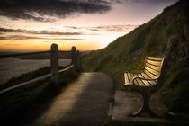 Wales Coastal Path bench von Leighton Collins