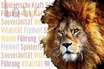 Löwe - König voller Kraft von Astrid Ryzek