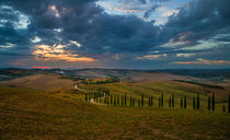 Sunset at Toscany by Jarek Blaminsky